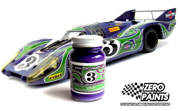 ZEROPAINTS ZP-1019 Porsche 917 Purple Hippie (Psychedelic Martini Racing Team) Paint 60ml